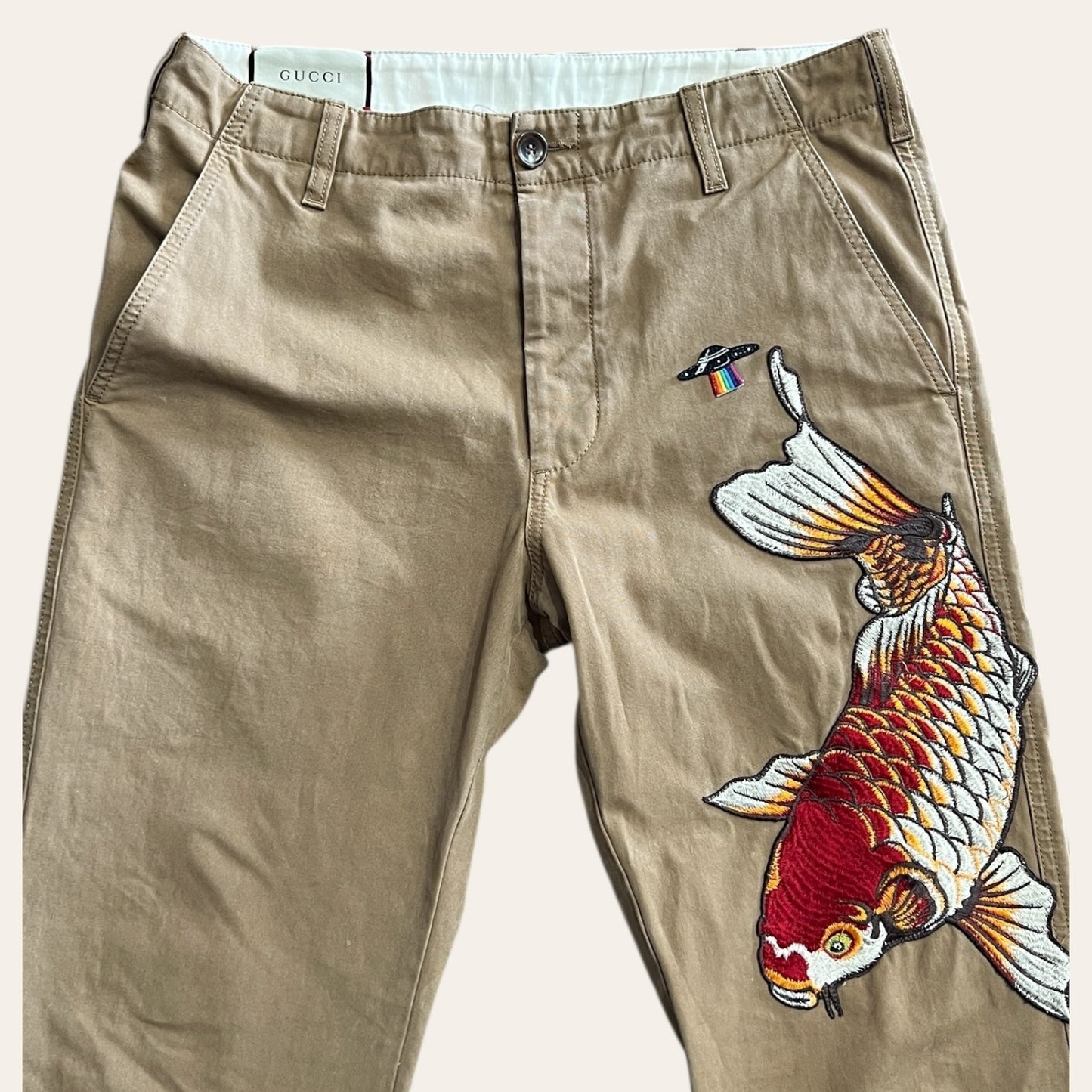 Gucci Khacki Trousers Size 32
