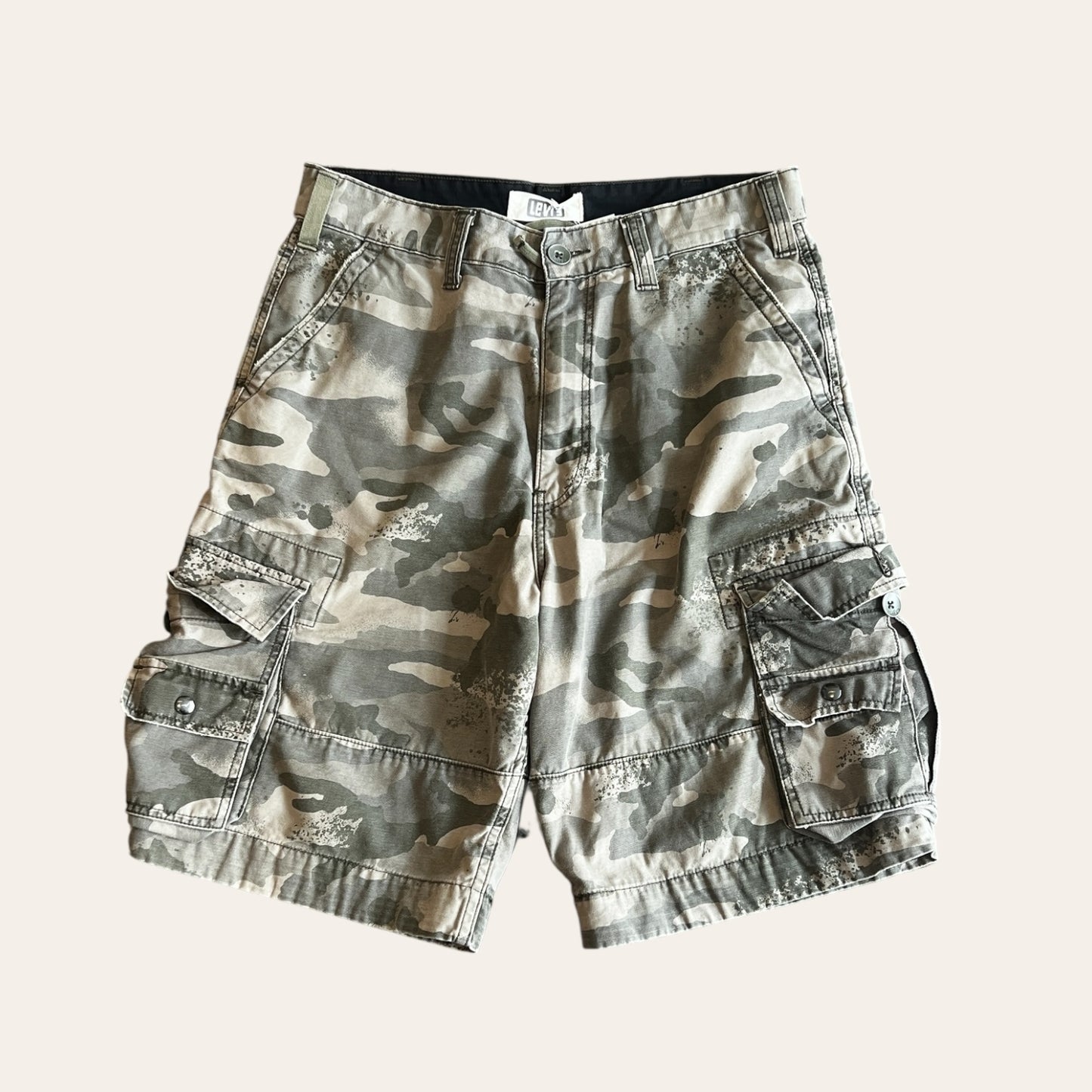 Levis Camo Cargo Shorts Size 34