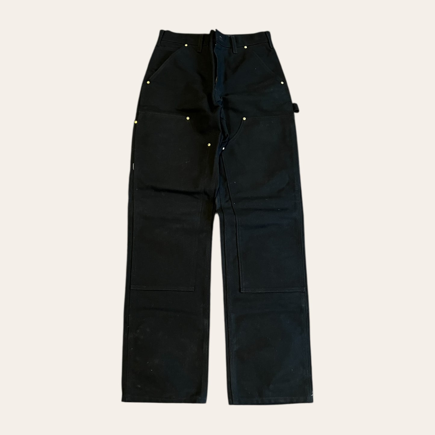 Carhartt Double Knee Pants Black Size 28x32