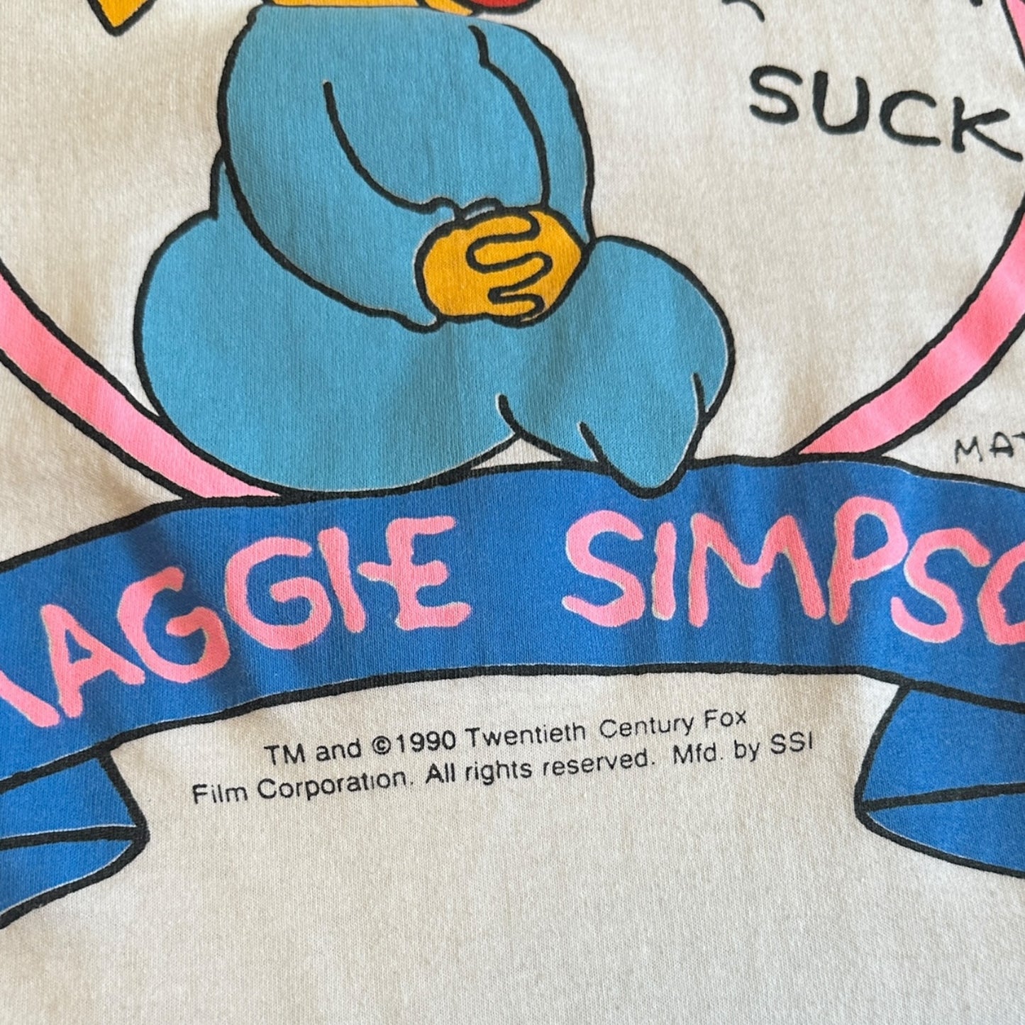 1990 Maggie Simpson Tee Size XL