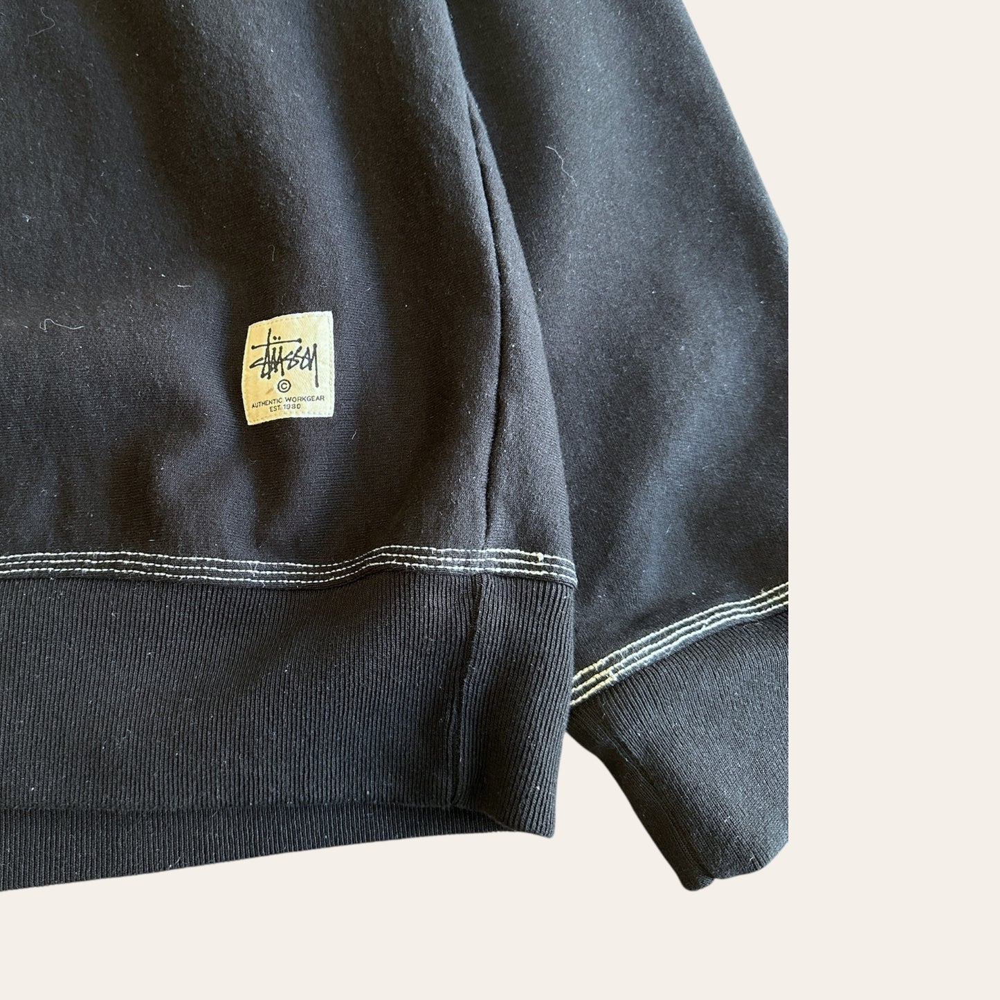 Stussy Contrast Stitch Sweater Size L