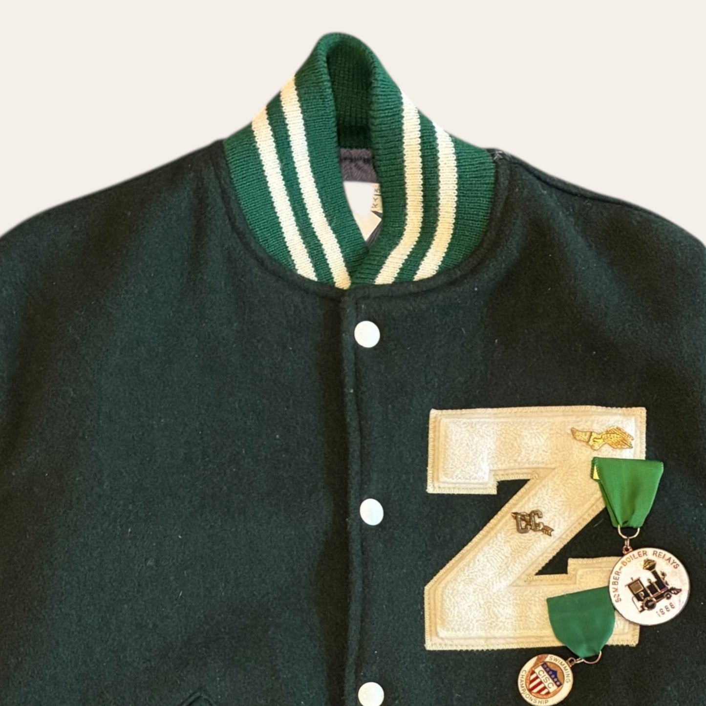 Vintage Varsity Z Bomber Jacket Size S