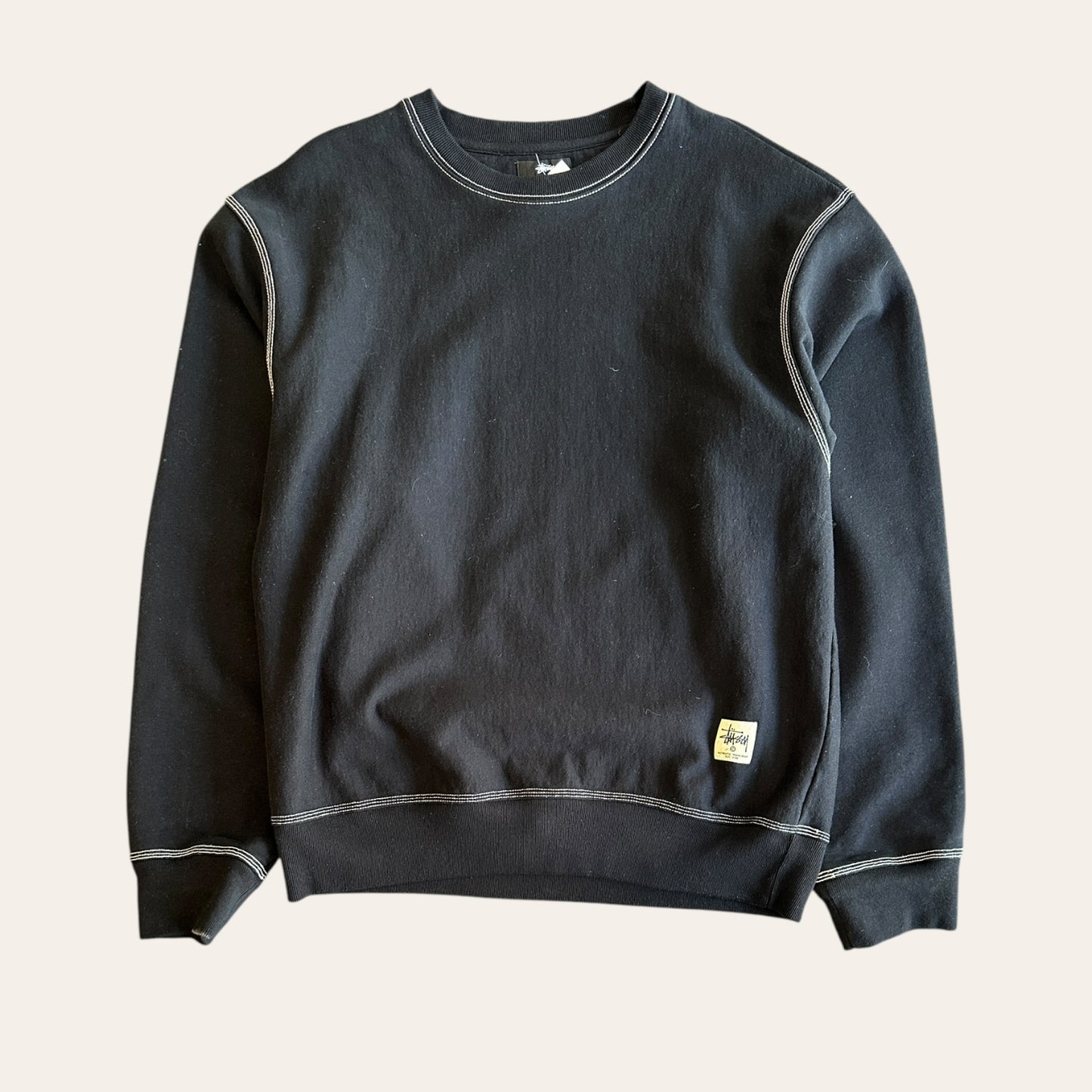 Stussy Contrast Stitch Sweater Size L