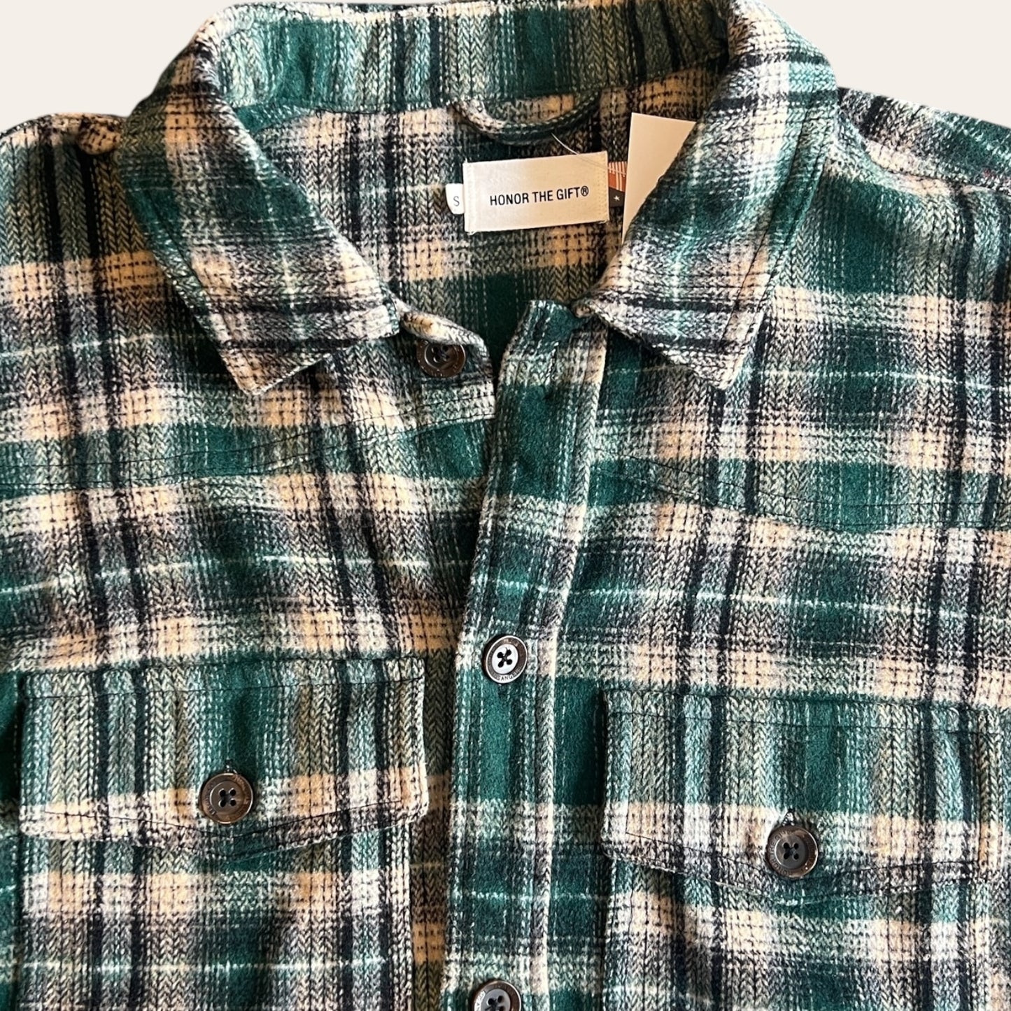 Honor The Gifts Flannel Size S