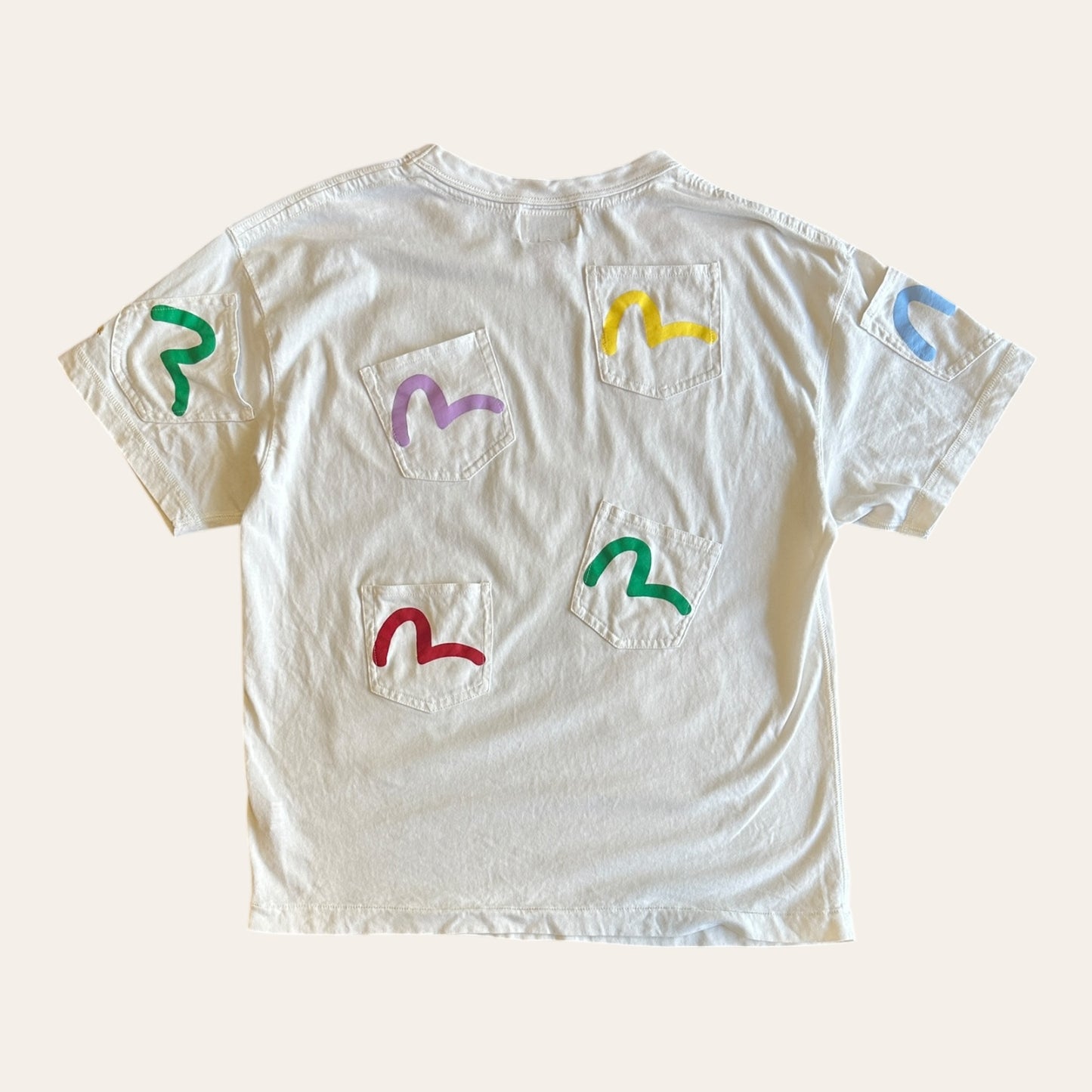 Evisu Pockets Tee Size L