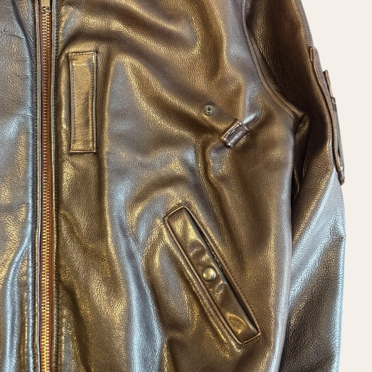 Vintage Avirex Leather Jacket Size M
