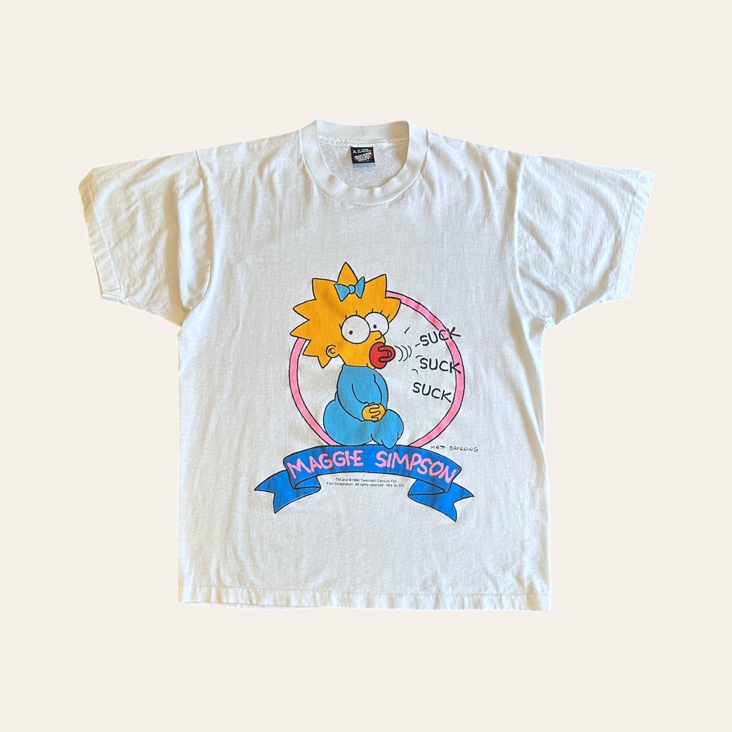 1990 Maggie Simpson Tee Size XL