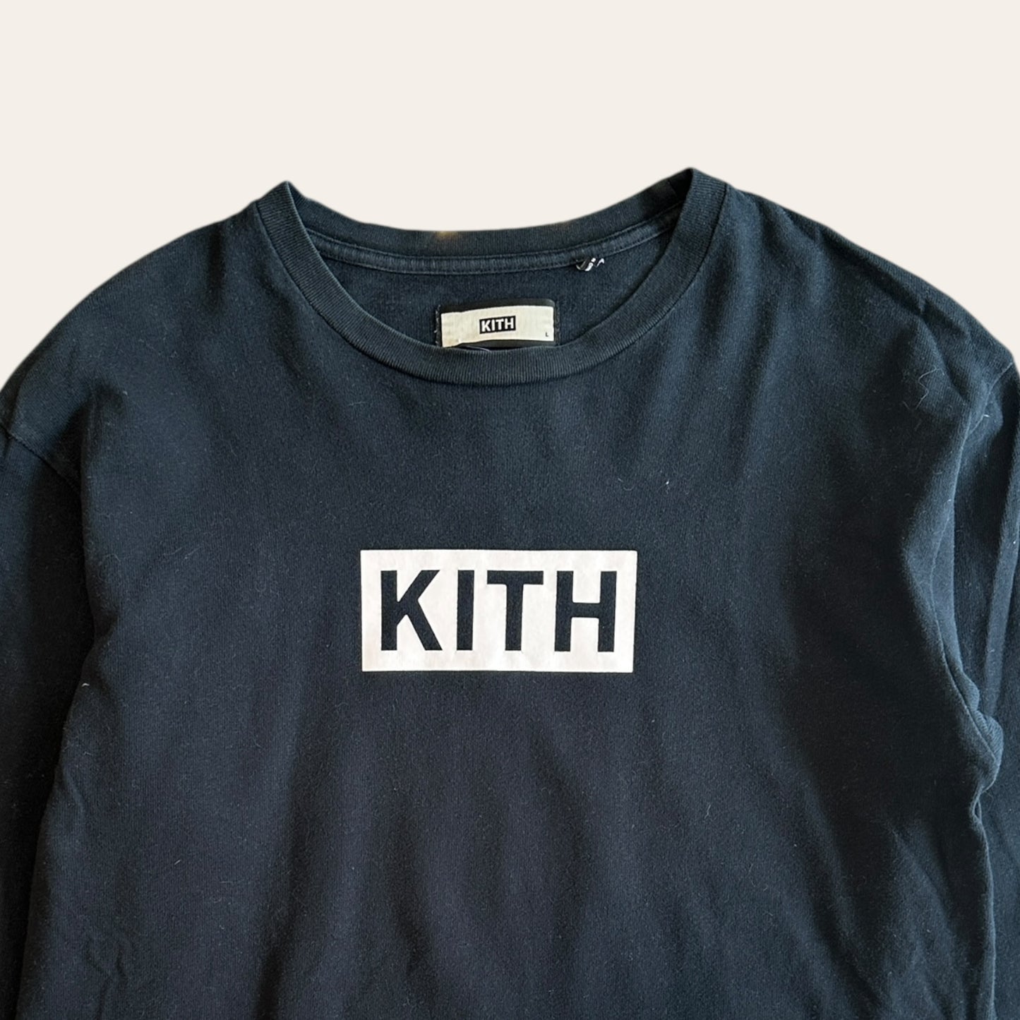 Kith Long Sleeve Tee Black Size L