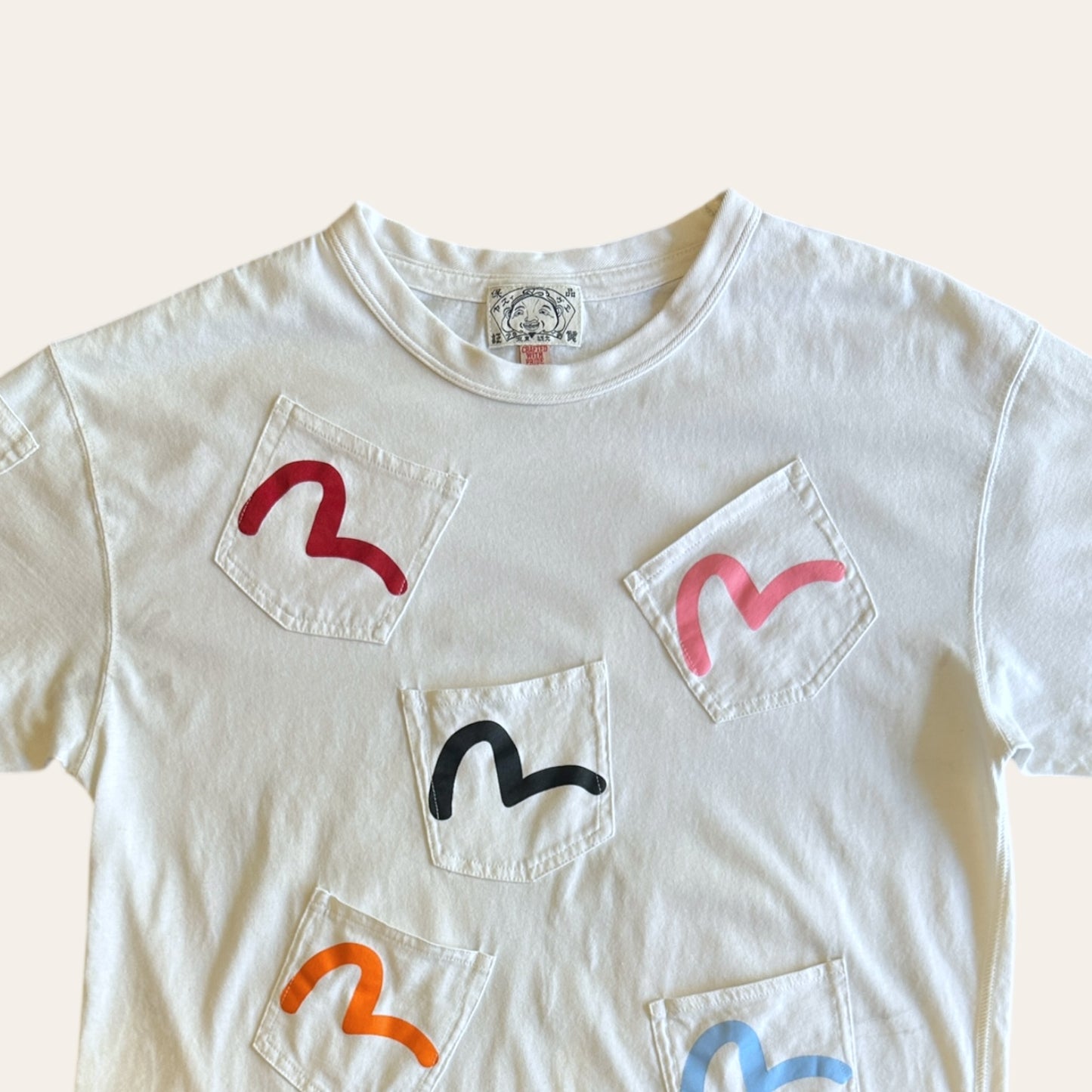 Evisu Pockets Tee Size L