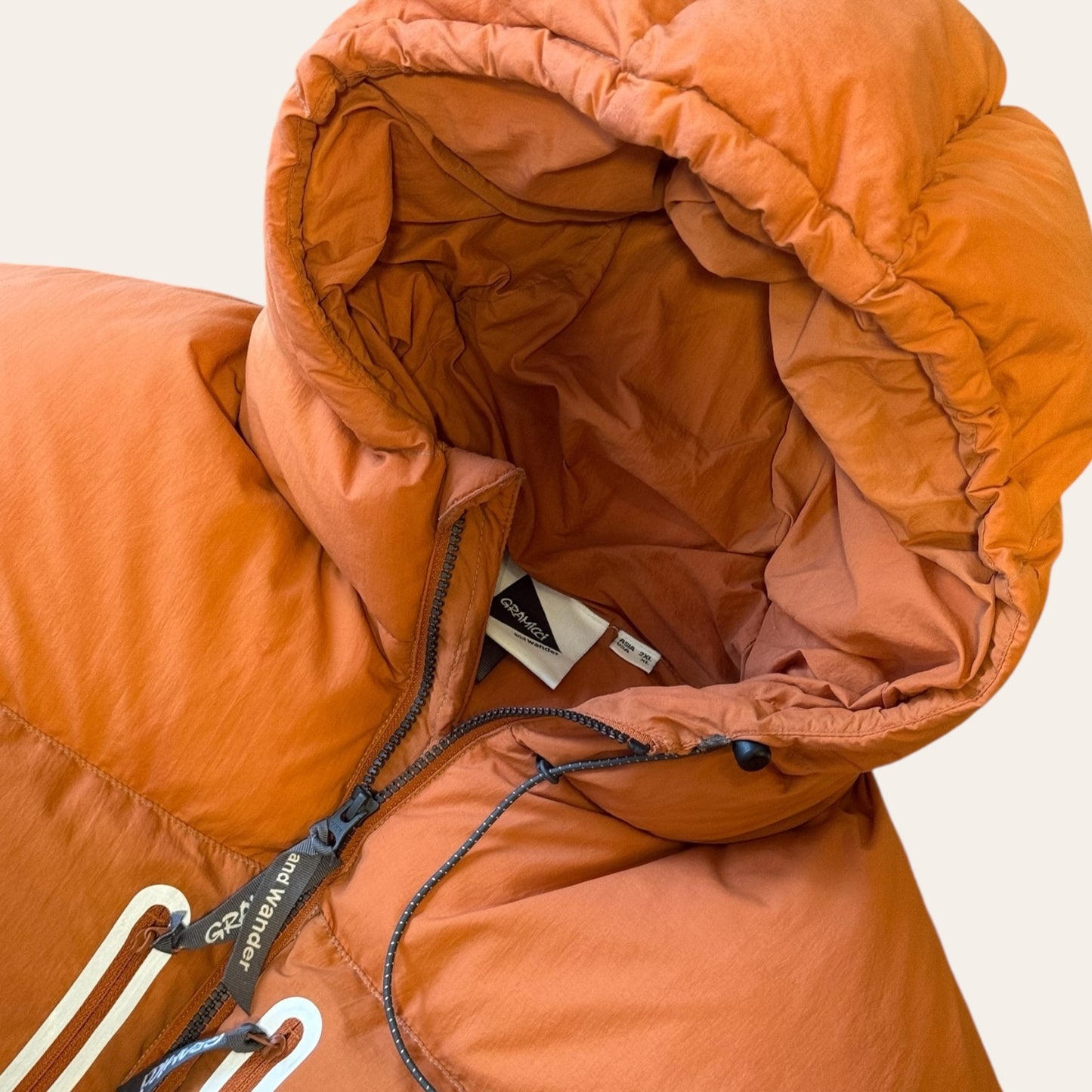 And Wander x Gramicci Puffer Jacket Size XL