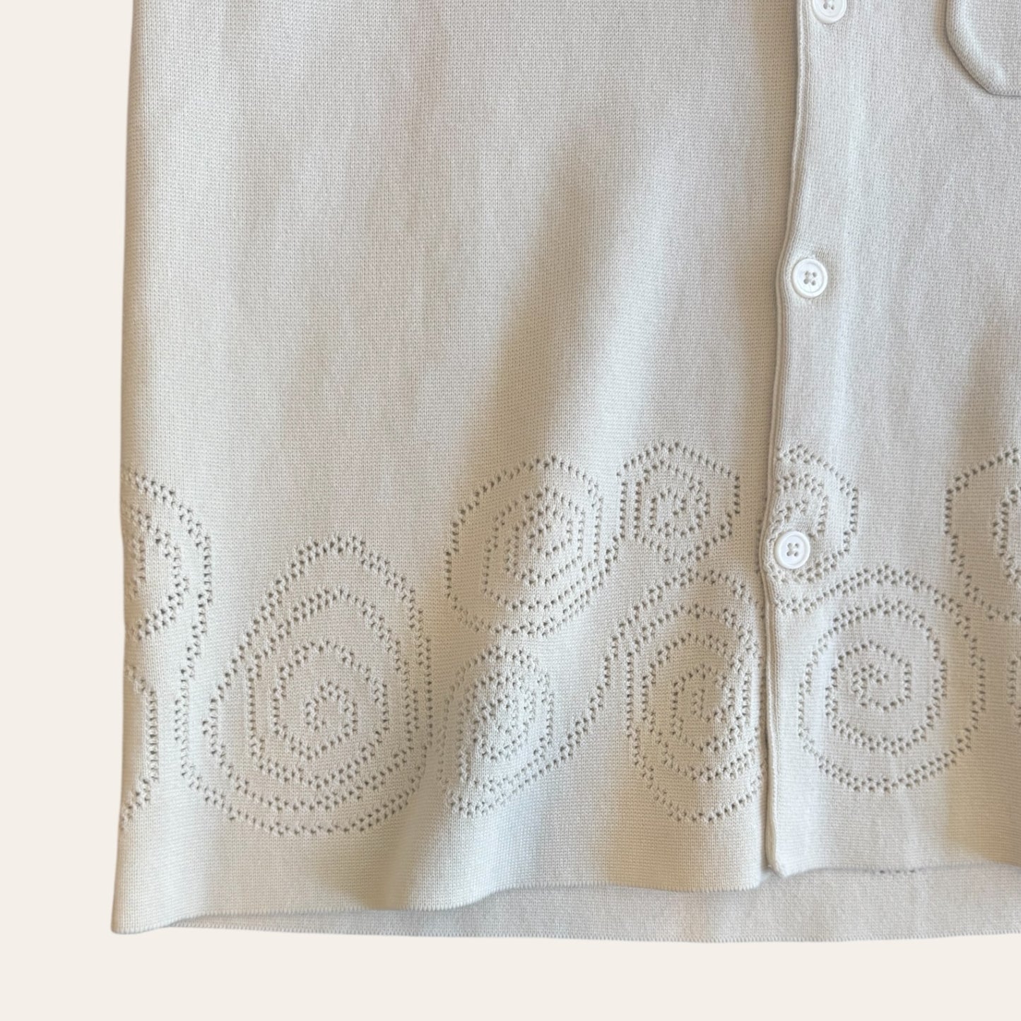 Stussy Knit Bowling Shirt Size M