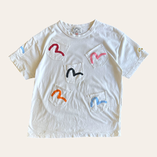 Evisu Pockets Tee Size L
