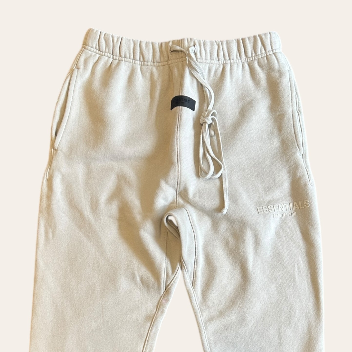 Essentials Sweatpants Cream Size S