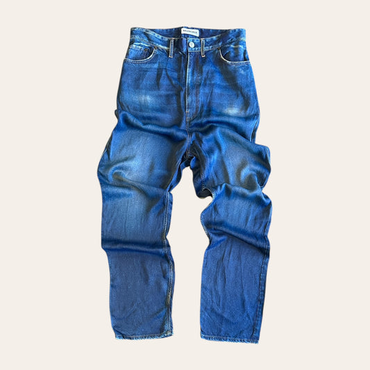 Balenciaga 2019 Satin Trompe L'Oeil Trouser Size S