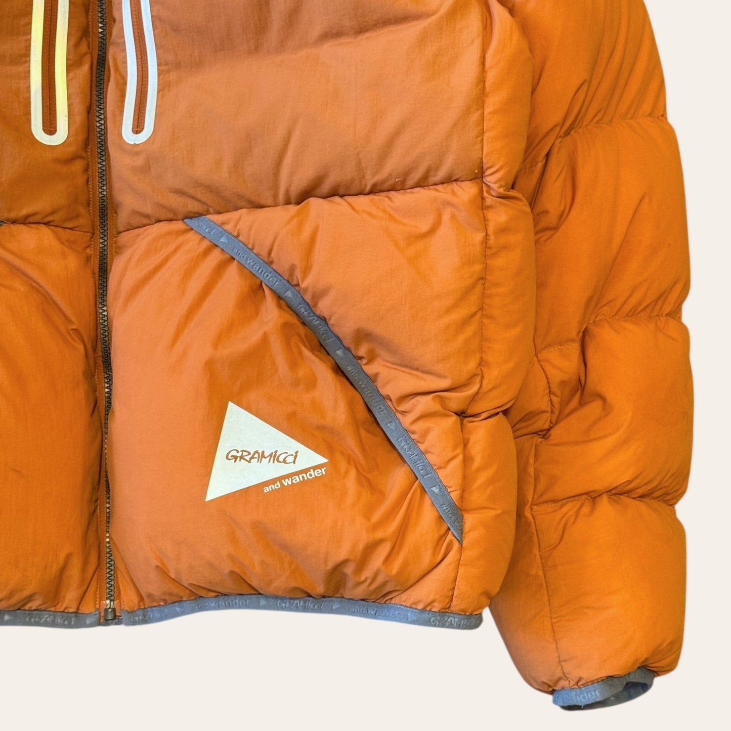 And Wander x Gramicci Puffer Jacket Size XL