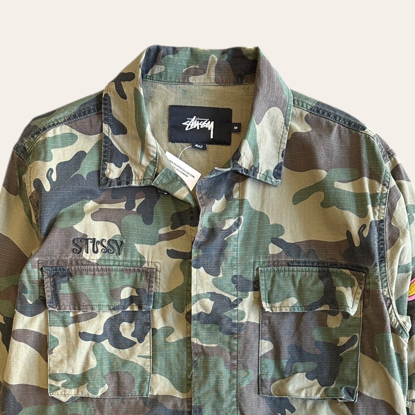 Stussy Camo Jacket Size M