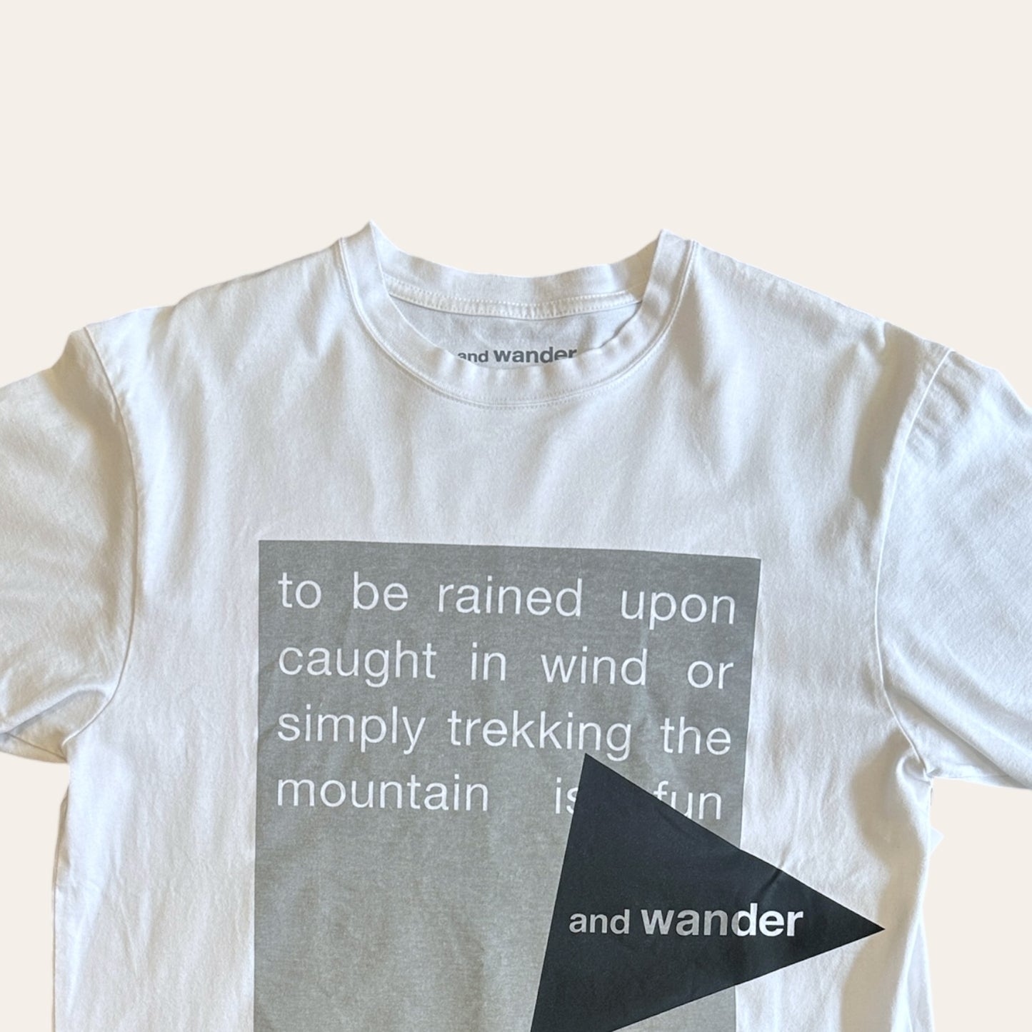 And Wander Tee Size L
