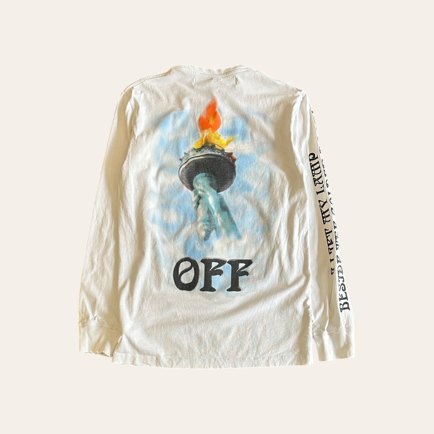 Off White Liberty Long Sleeve Tee Size L