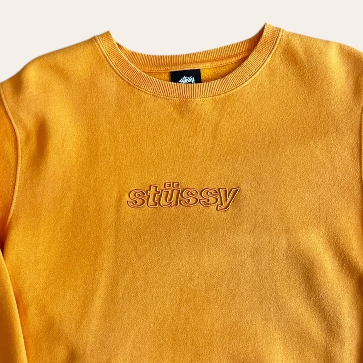 Stussy Crewneck Orange Size M