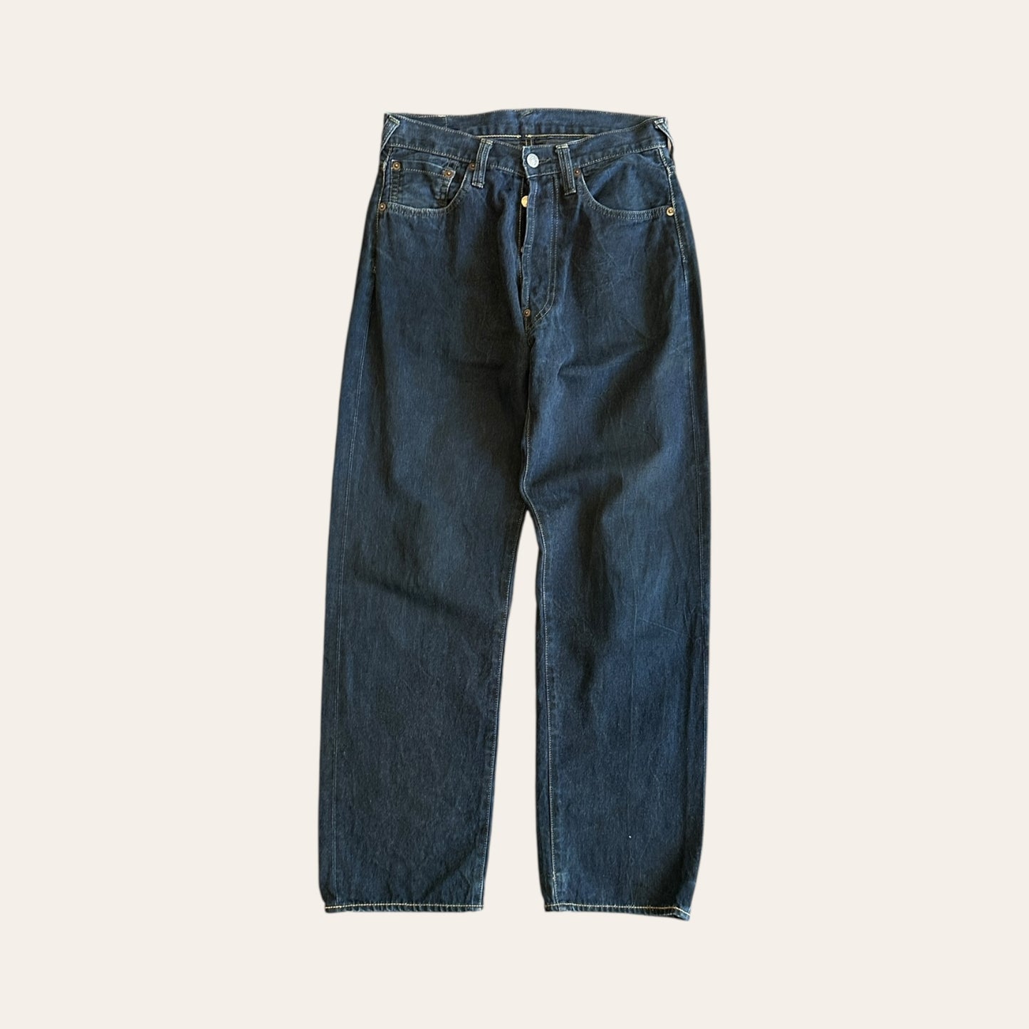 90s Evisu Selvedge Over Dyed Jeans Size 30x28