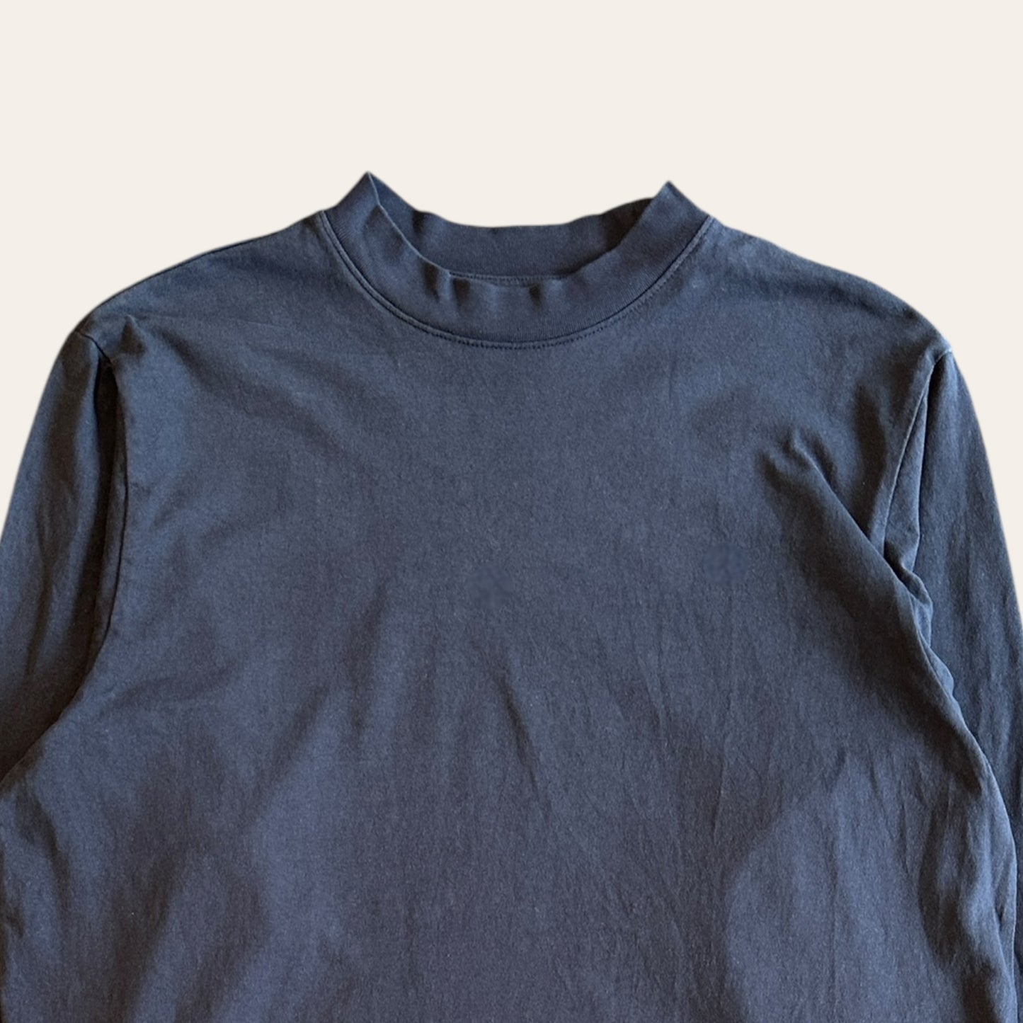 Yzy Gap Long Sleeve Tee Navy Size S