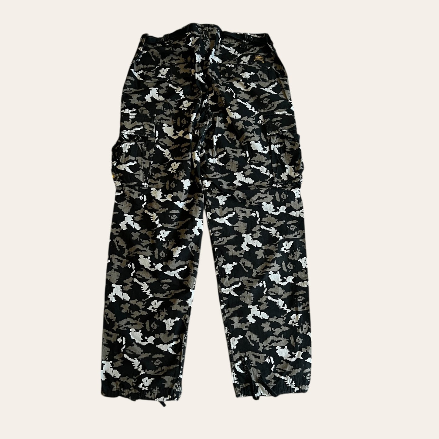 Bape Digi Camo Cargo Pants Size XL