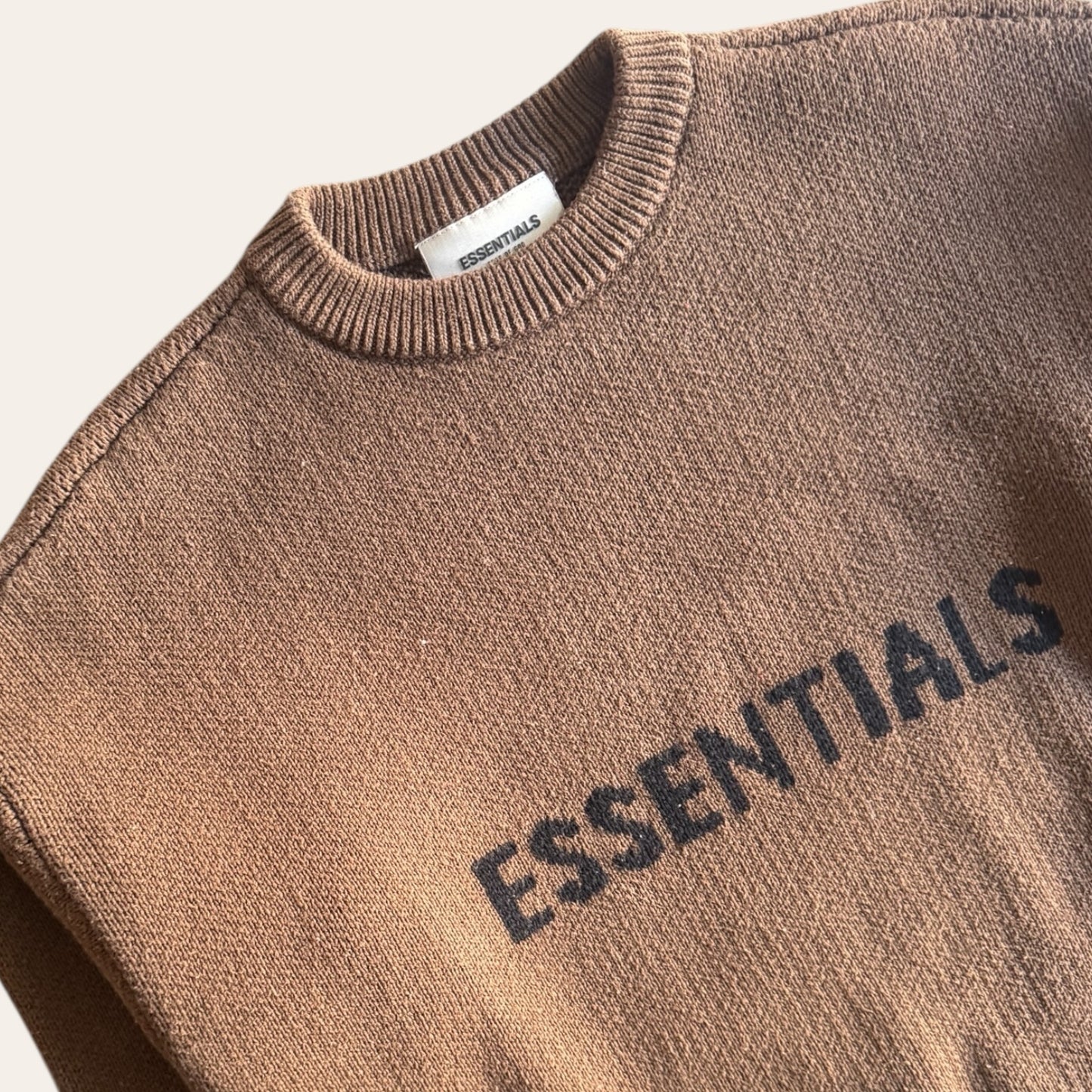 Essentials Kintted Brown Sweater Size XXS