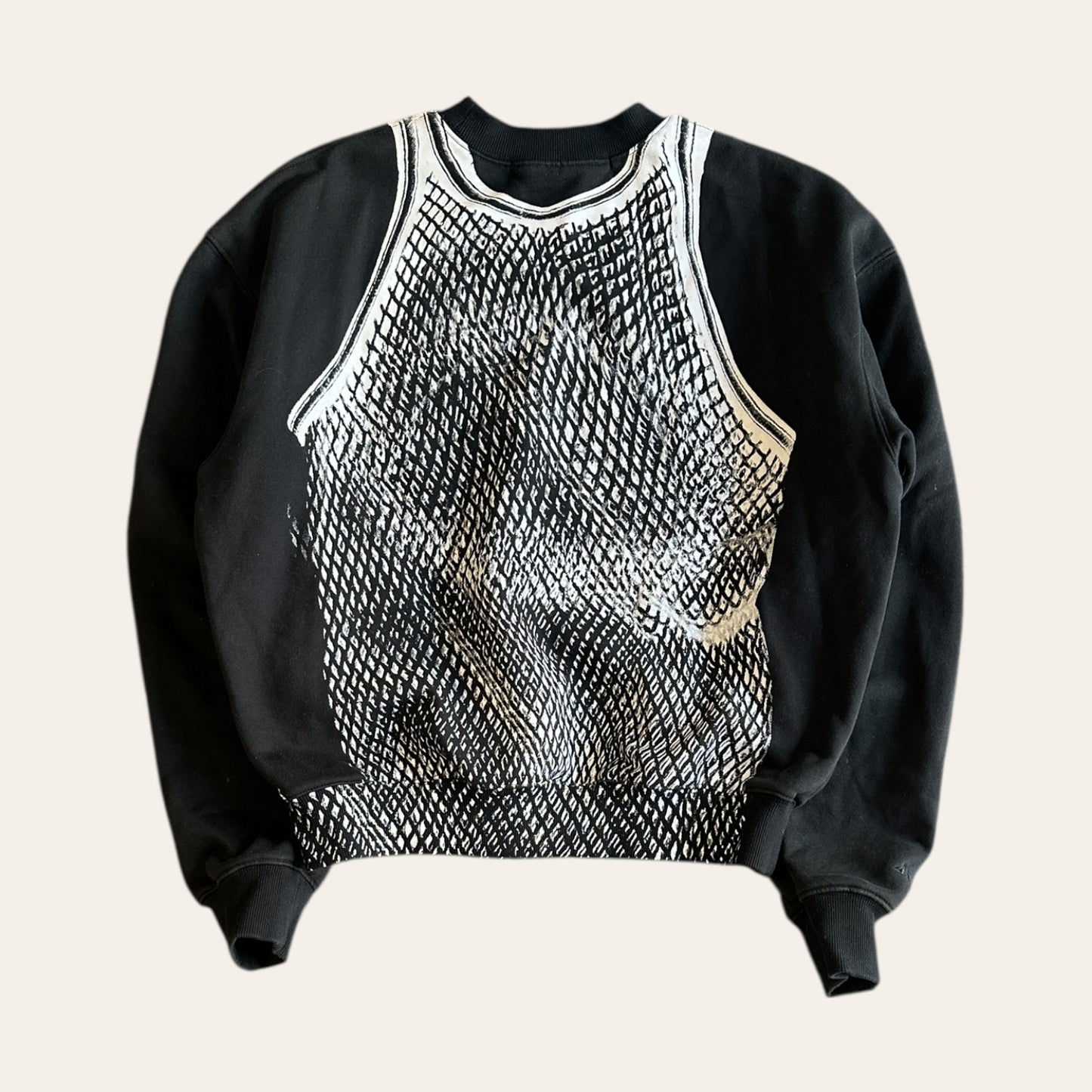 4ye Tank Print Sweater Size M