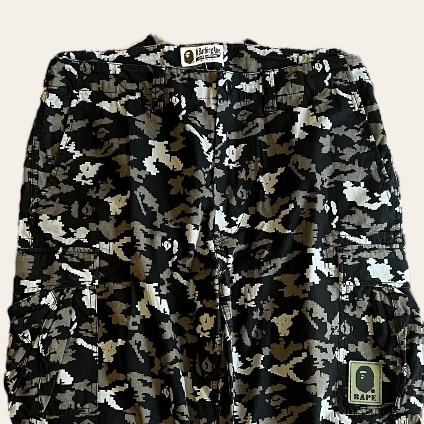 Bape Digi Camo Cargo Pants Size XL