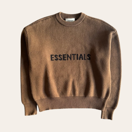 Essentials Kintted Brown Sweater Size XXS