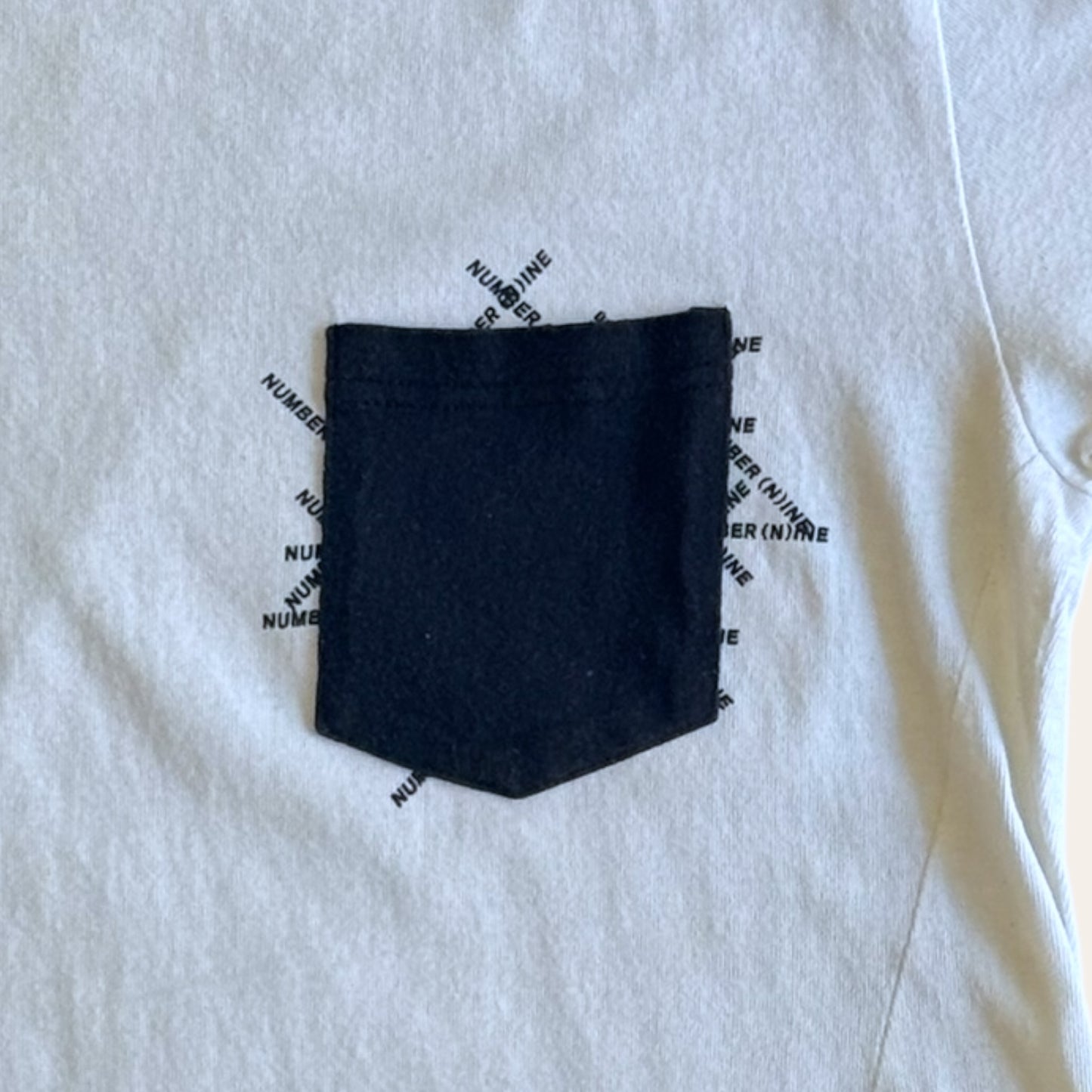 Number (N)ine Pocket Tee White Size M