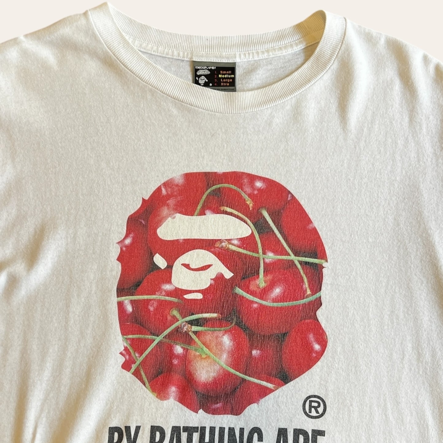 90s Bape Cherry Tee Size M