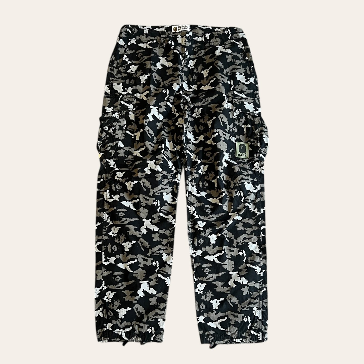 Bape Digi Camo Cargo Pants Size XL