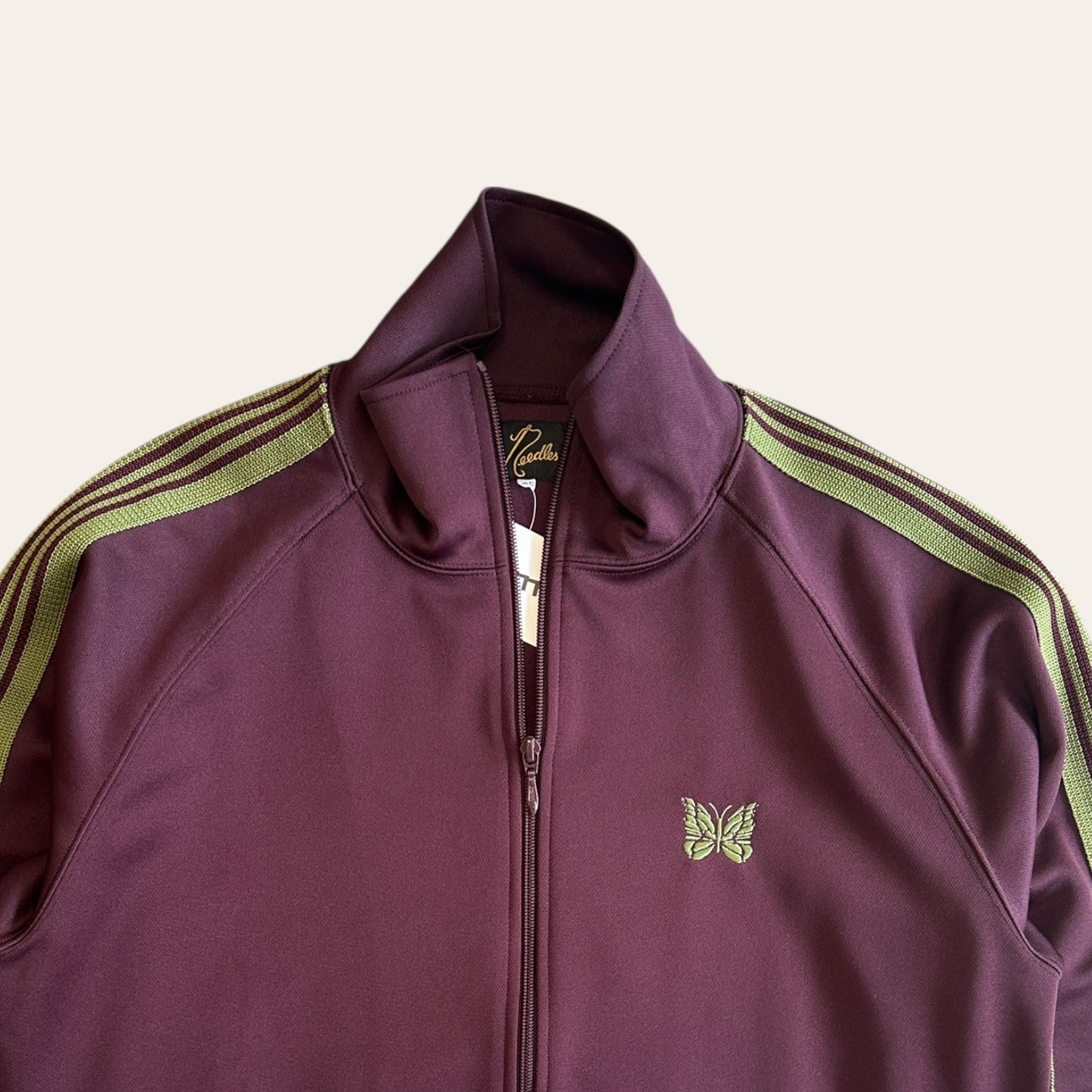 Needles Track Jacket Burgundy Size XL