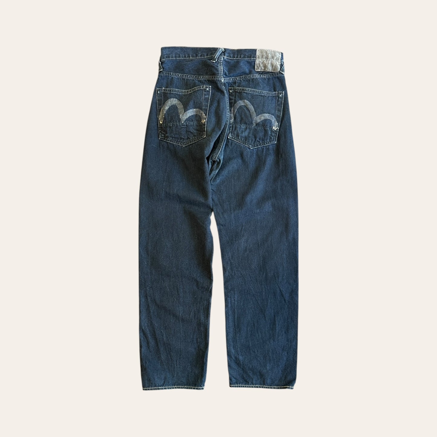 90s Evisu Selvedge Over Dyed Jeans Size 30x28