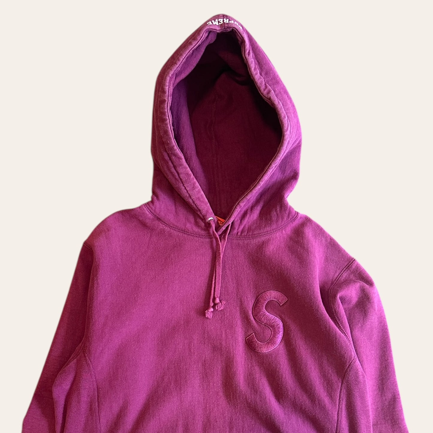 Supreme S Logo Hoodie Size L