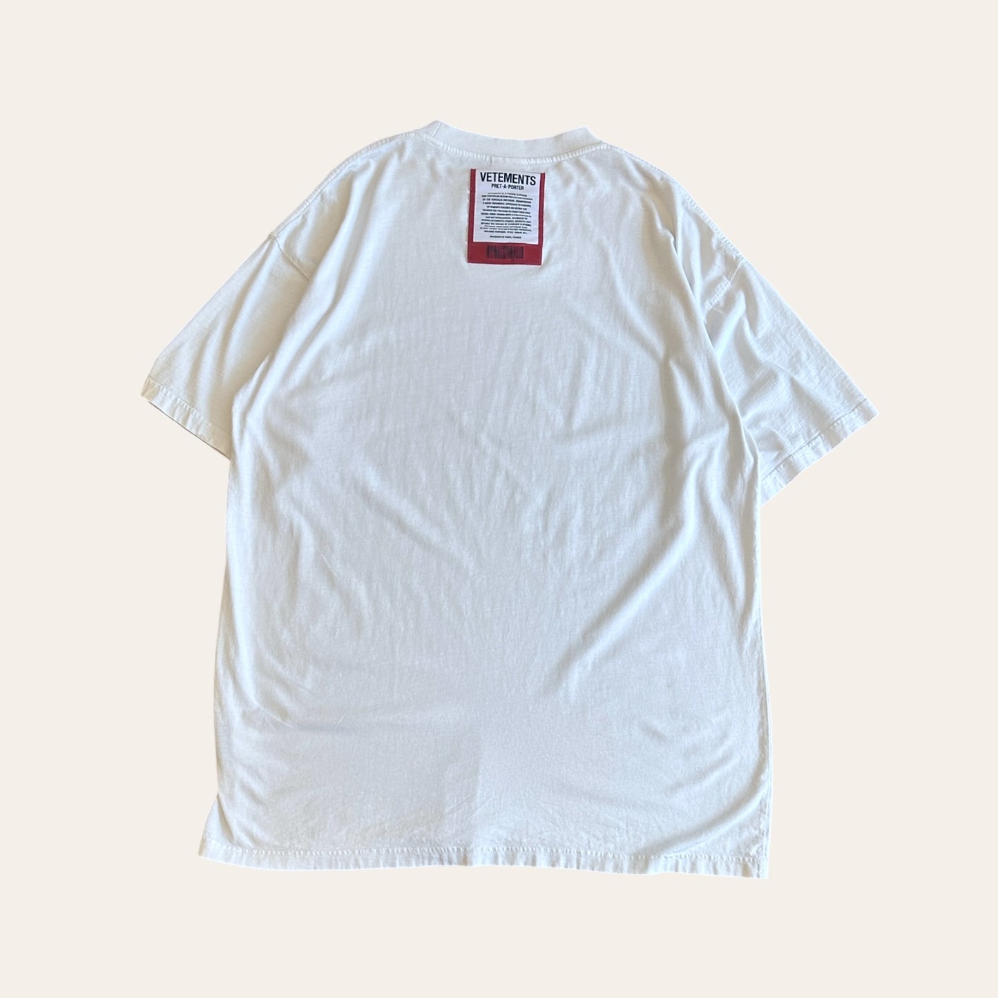 Vetements Pret A Porter Tee Size L