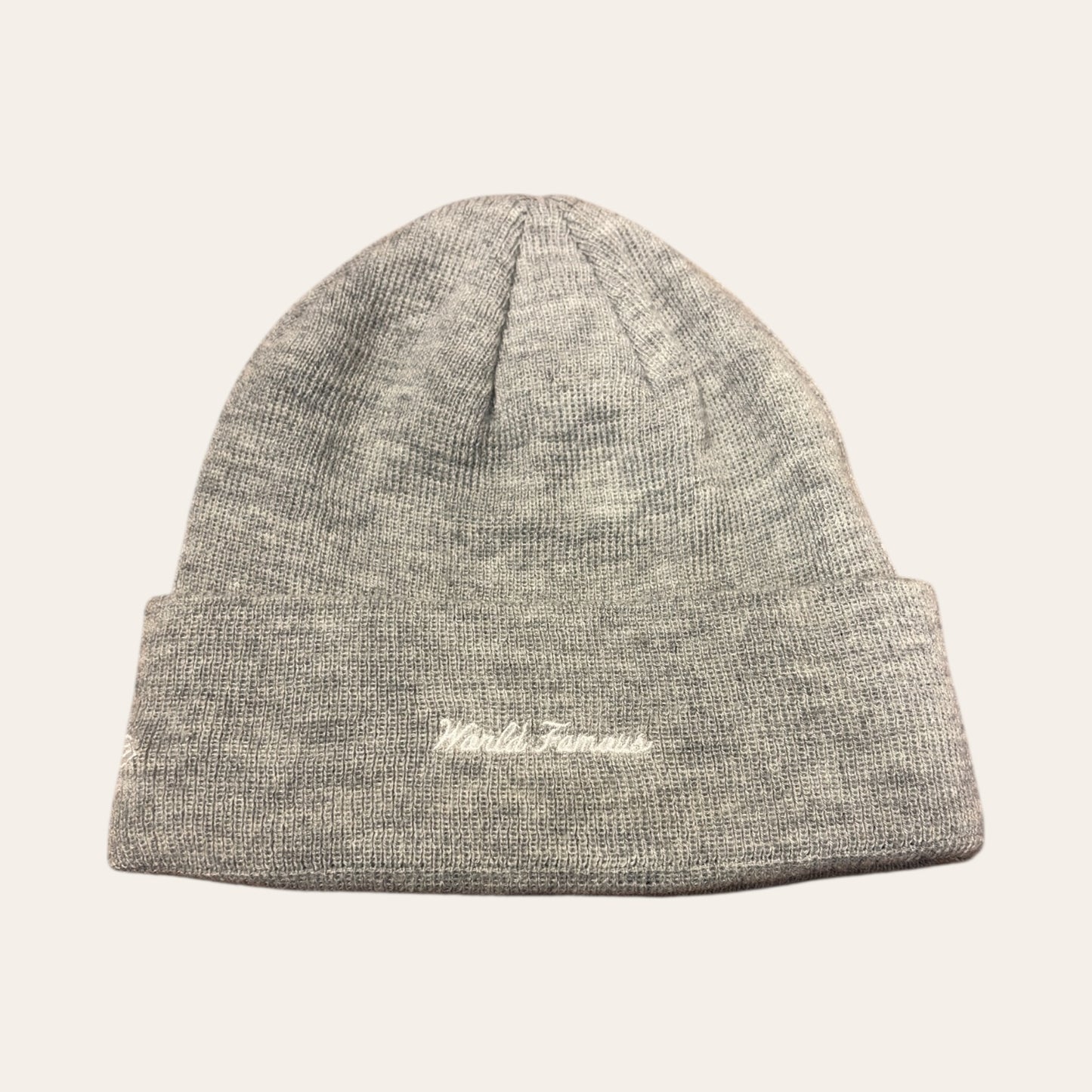 Supreme New Era Box Logo Beanie Grey