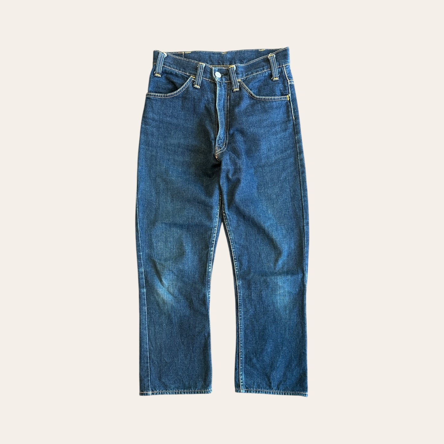 90s Evisu Haint Painted Flare Jeans Size 29x35