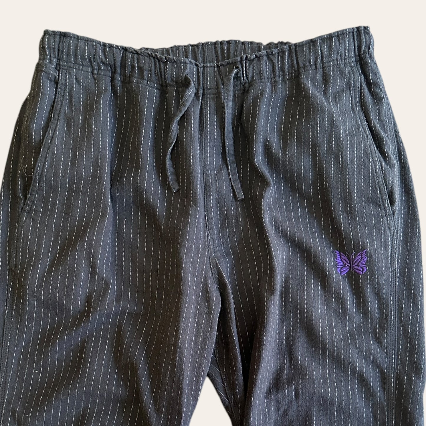 Needles Linen Pinstripe Pant Size M