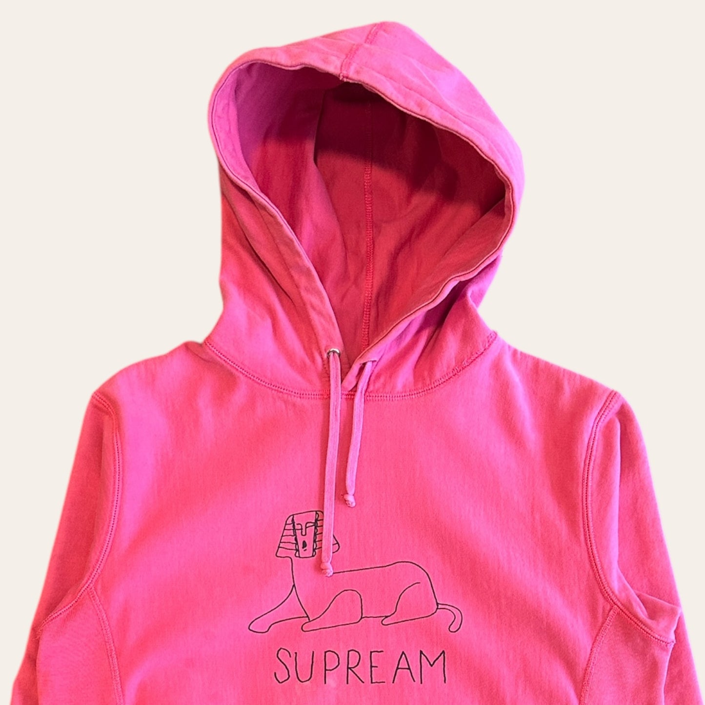 Supreme Hoodie Pink Size L
