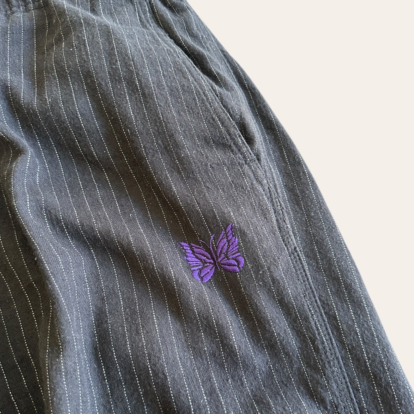 Needles Linen Pinstripe Pant Size M