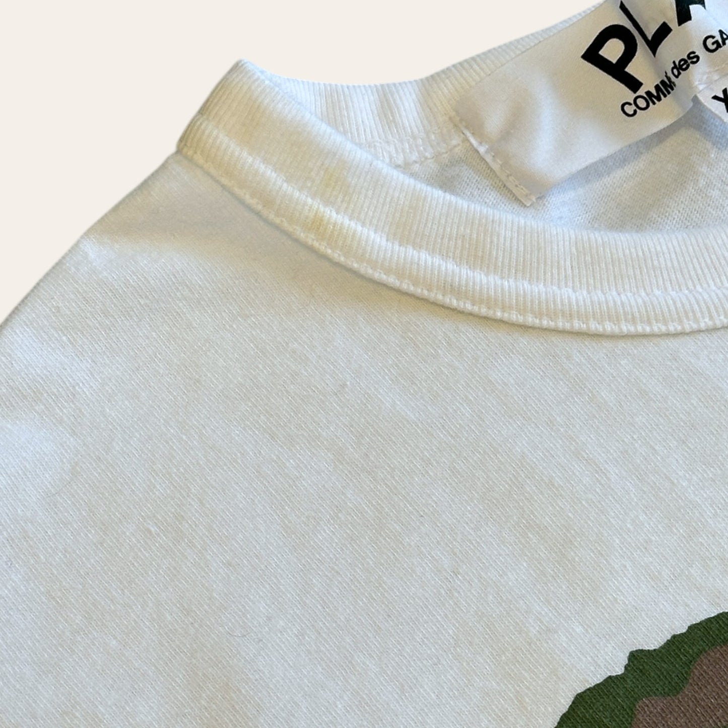 CDG Camo Heart Tee Size XL