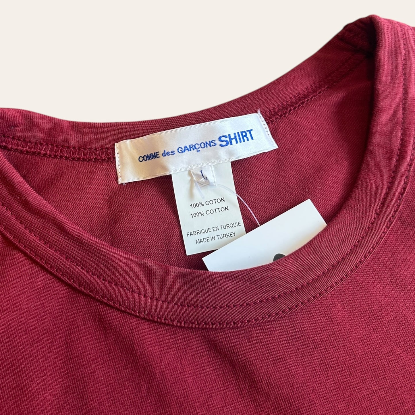 CDG Shirt Long Sleeve Size L