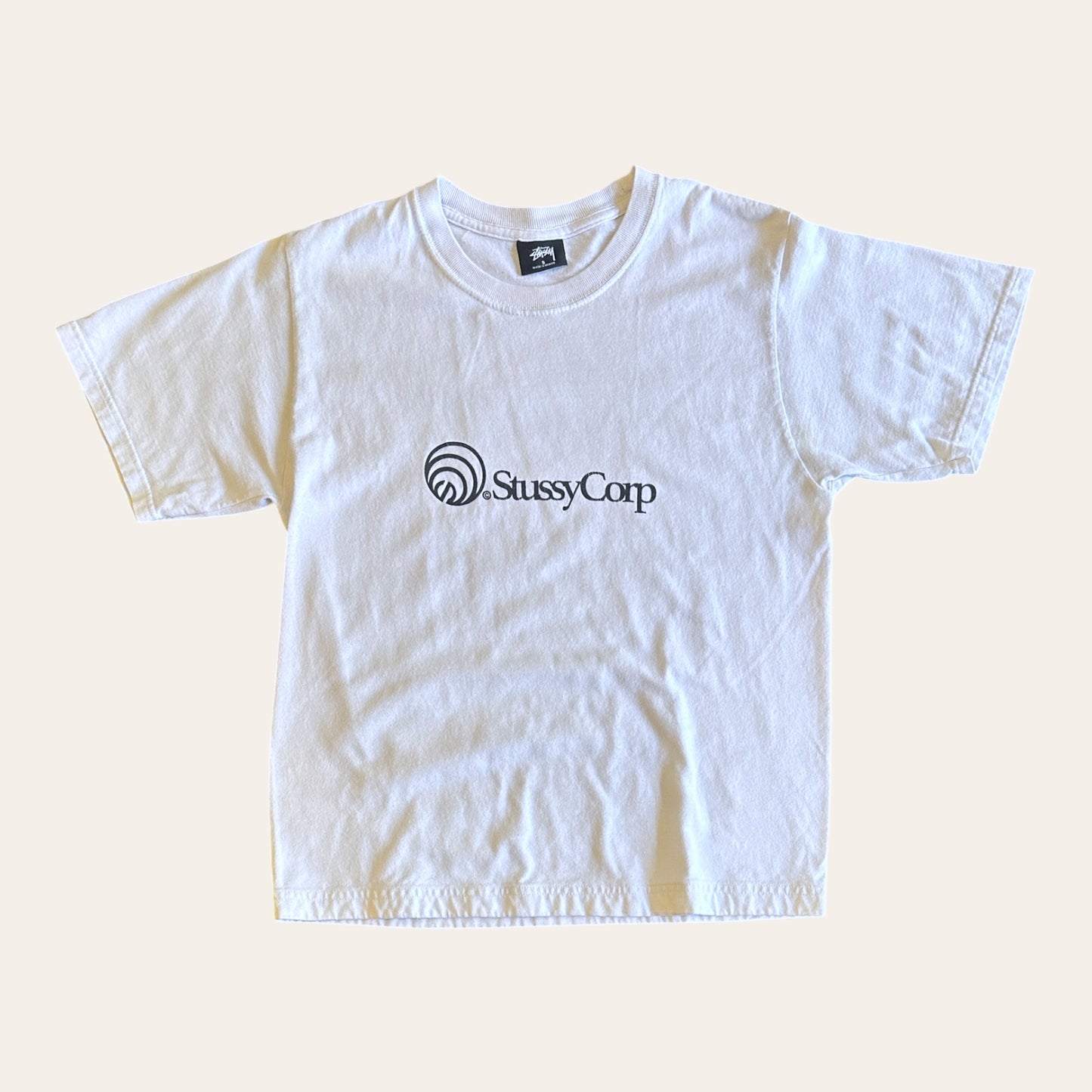 Stussy Corp Tee Cropped Size S