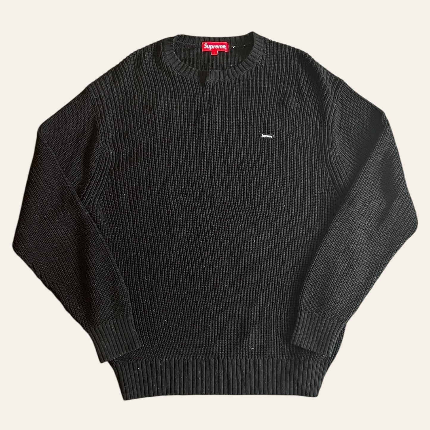 Supreme Knit Sweater Black Size L