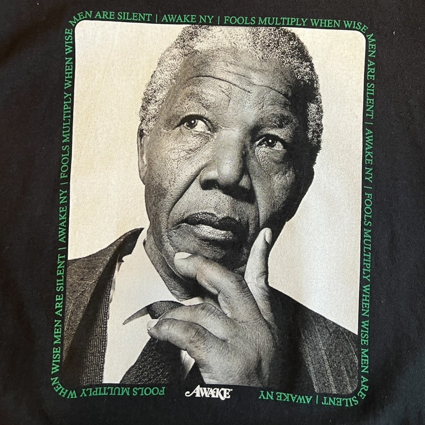 Awake Nelson Mandela Tee Size M
