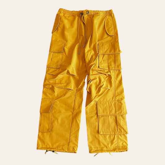 Adidem Asterisks Cargo Pants Yellow Size L