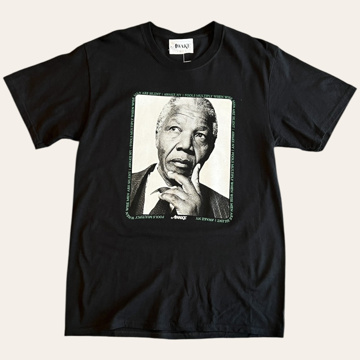 Awake Nelson Mandela Tee Size M