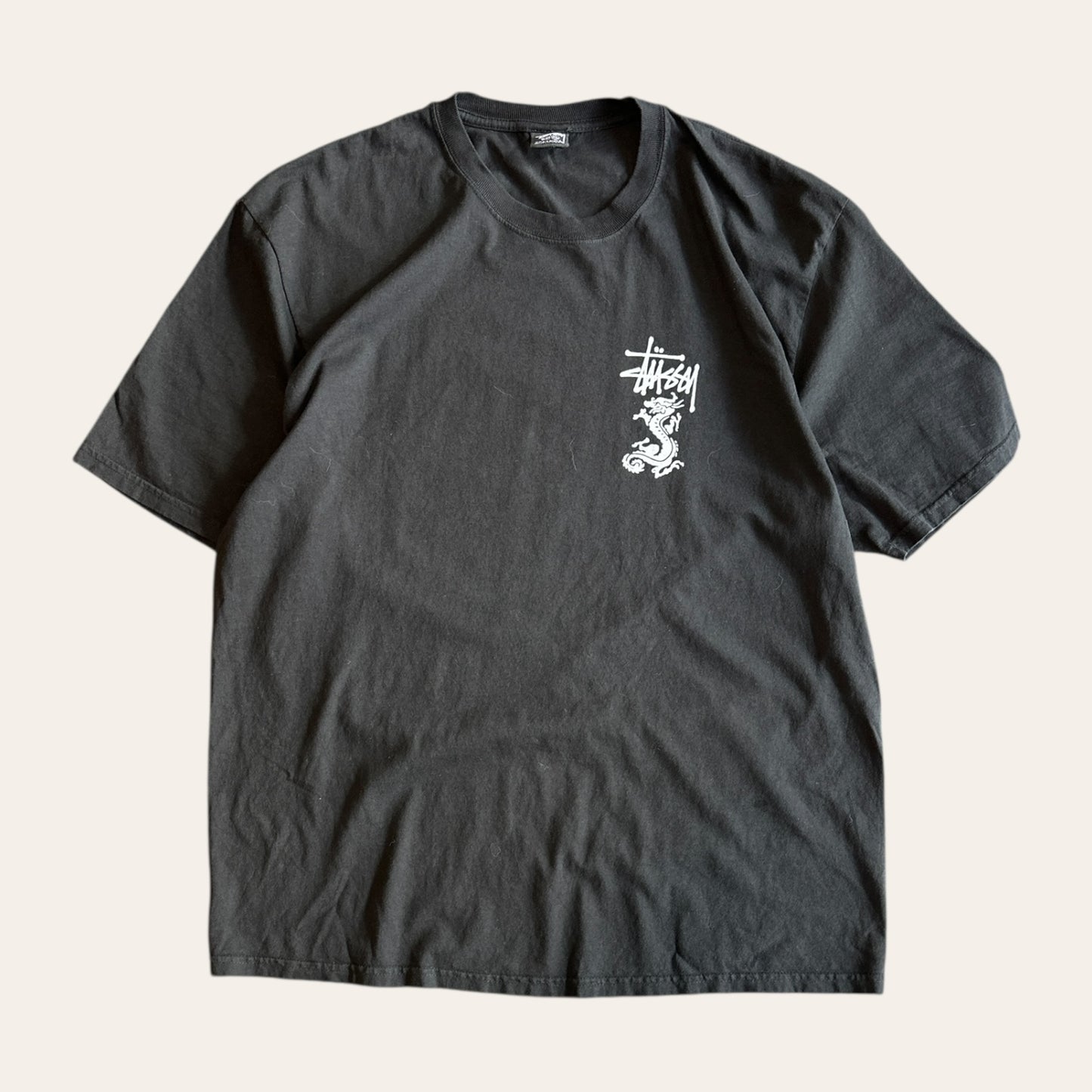 Stussy Dragon World Crew Tee Size XL